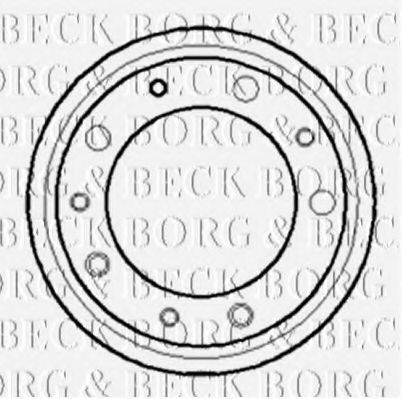 Тормозной барабан BORG & BECK BBR7029