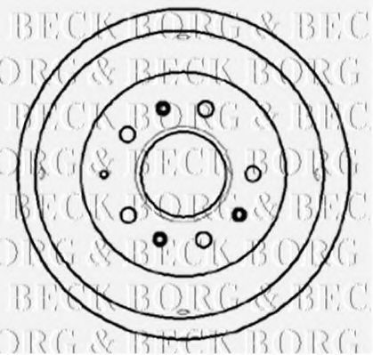 Тормозной барабан BORG & BECK BBR7031