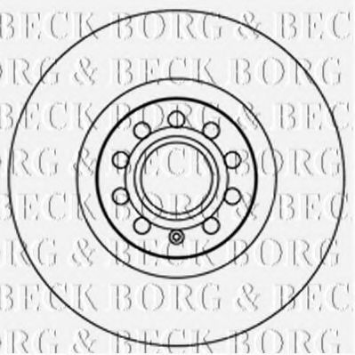 Тормозной диск BORG & BECK BBD4733