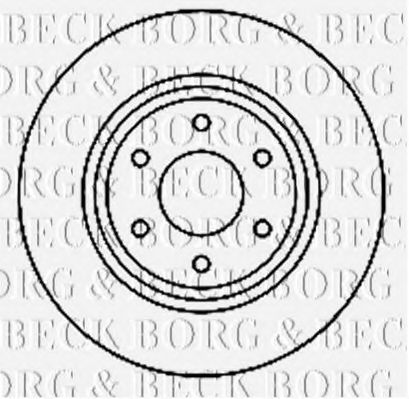 Тормозной диск BORG & BECK BBD4769