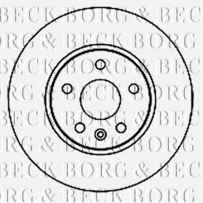 Тормозной диск BORG & BECK BBD4796