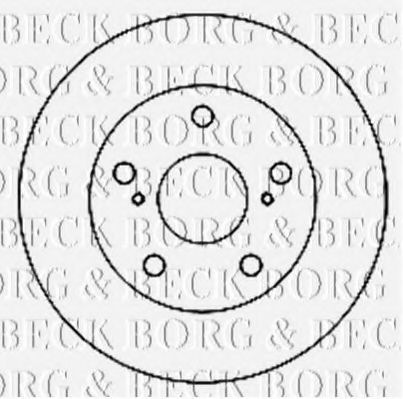 Тормозной диск BORG & BECK BBD5177