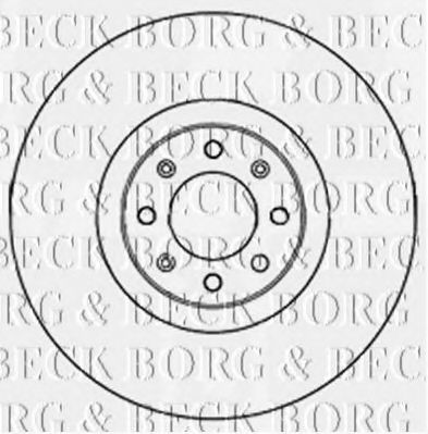 Тормозной диск BORG & BECK BBD5186