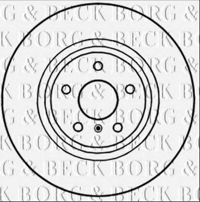 Тормозной диск BORG & BECK BBD5225