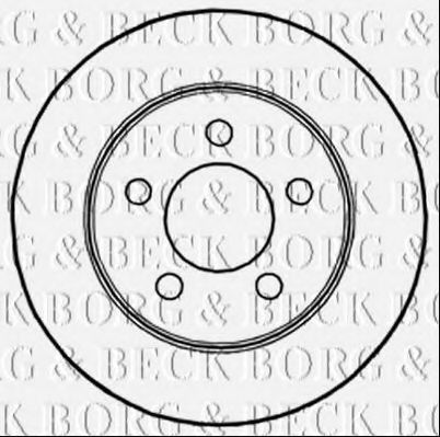 Тормозной диск BORG & BECK BBD5227