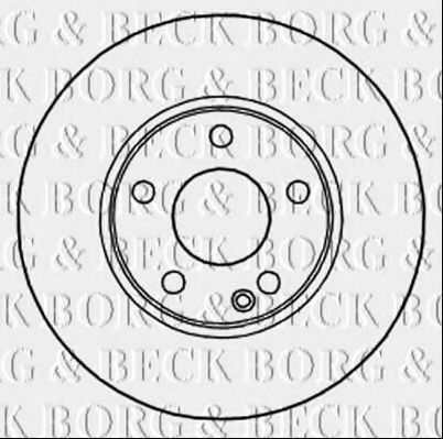 Тормозной диск BORG & BECK BBD5267