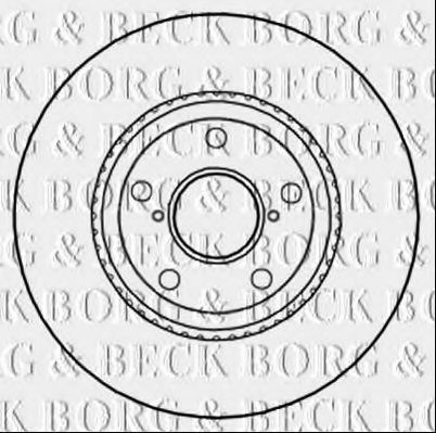 Тормозной диск BORG & BECK BBD5292