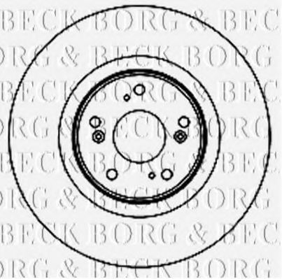 Тормозной диск BORG & BECK BBD5892S