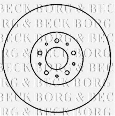 Тормозной диск BORG & BECK BBD5945S