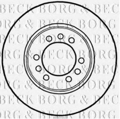 Тормозной диск BORG & BECK BBD5956S