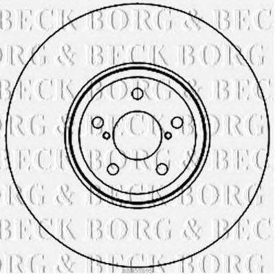 Тормозной диск BORG & BECK BBD5959S