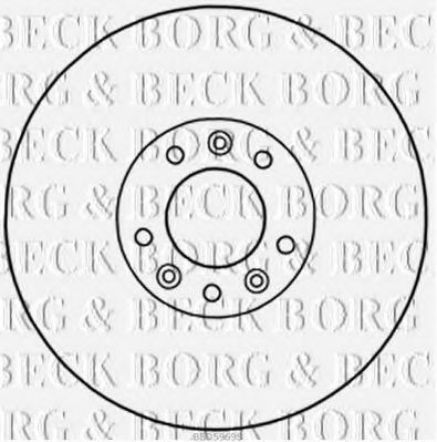 Тормозной диск BORG & BECK BBD5969S