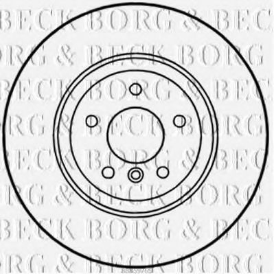 Тормозной диск BORG & BECK BBD5976S