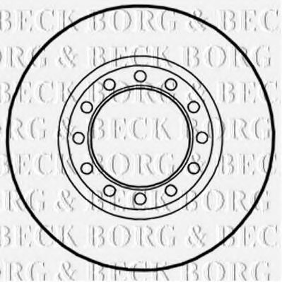 Тормозной диск BORG & BECK BBD5986S