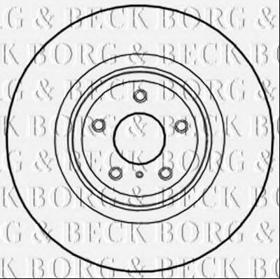 Тормозной диск BORG & BECK BBD5987S