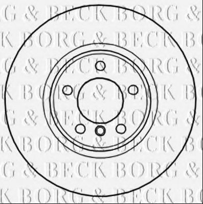 Тормозной диск BORG & BECK BBD6010S