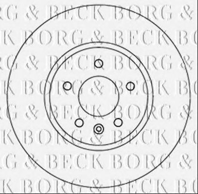 Тормозной диск BORG & BECK BBD6013S