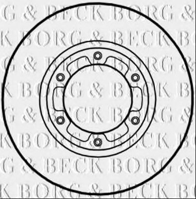 Тормозной диск BORG & BECK BBD6019S