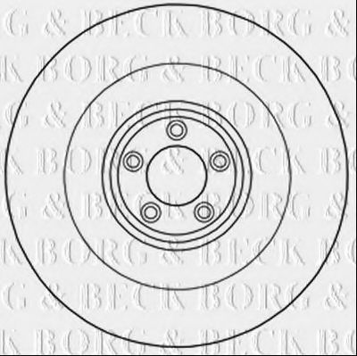 Тормозной диск BORG & BECK BBD6023S
