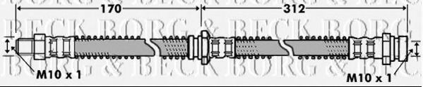 Тормозной шланг BORG & BECK BBH7420