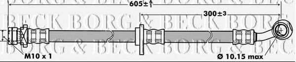 Тормозной шланг BORG & BECK BBH7441