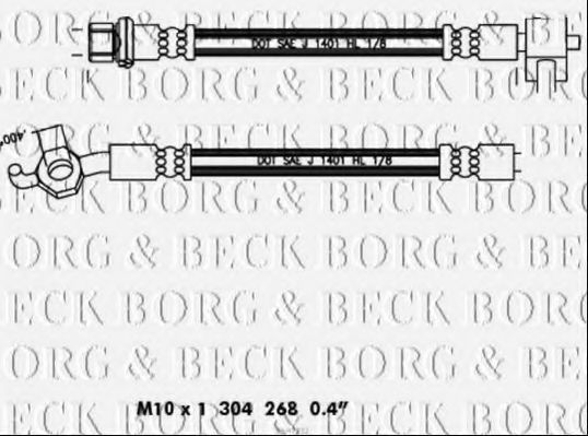 Тормозной шланг BORG & BECK BBH7732