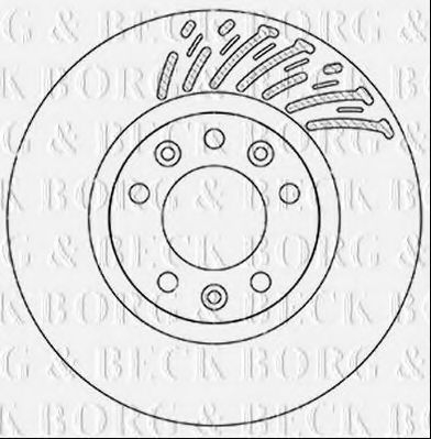 Тормозной диск BORG & BECK BBD5360