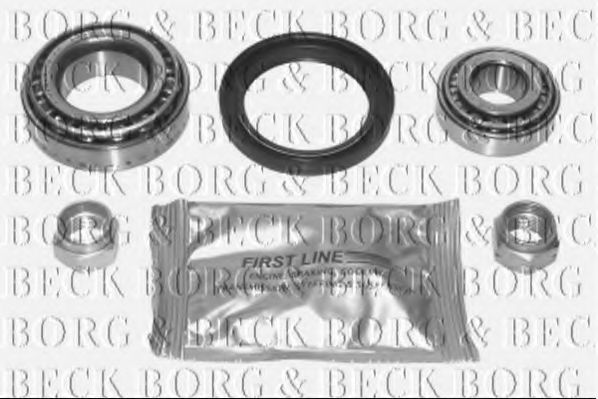 Комплект подшипника ступицы колеса BORG & BECK BWK1036