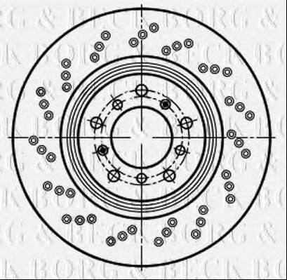 Тормозной диск BORG & BECK BBD6056S