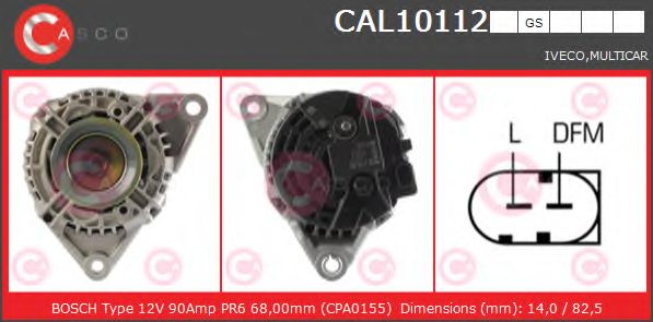 Генератор CASCO CAL10112GS