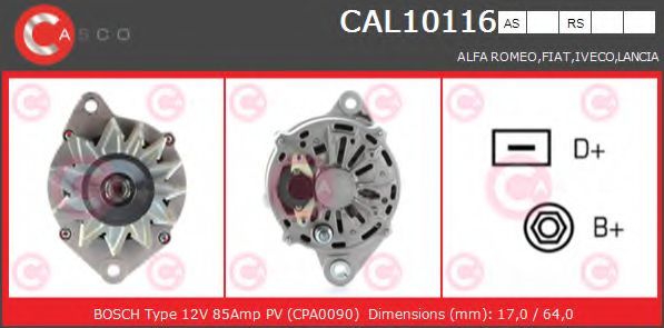 Генератор CASCO CAL10116AS