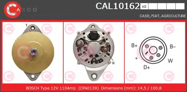 Генератор CASCO CAL10162AS