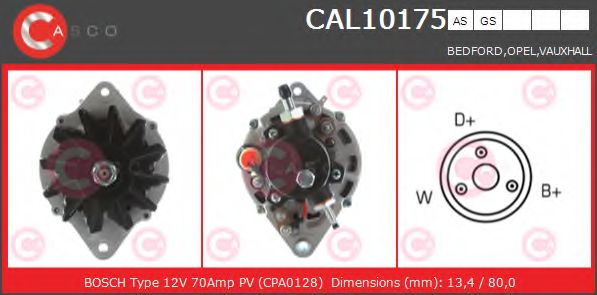 Генератор CASCO CAL10175AS