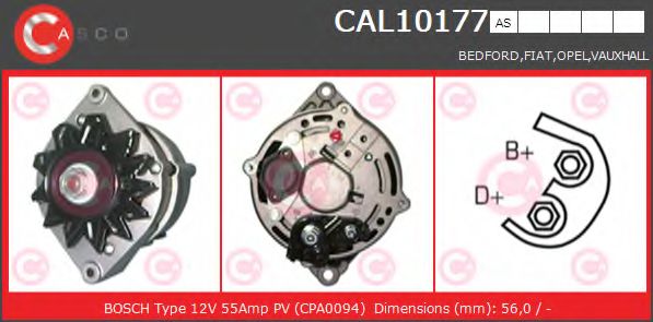 Генератор CASCO CAL10177AS