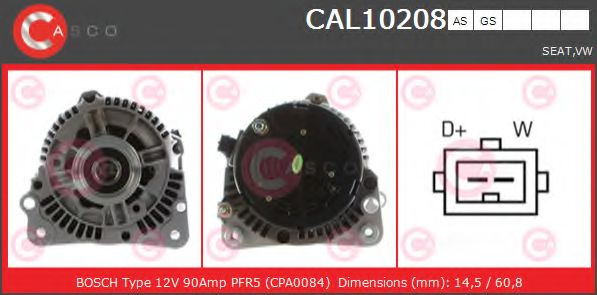 Генератор CASCO CAL10208AS
