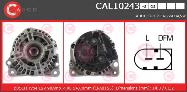 Генератор CASCO CAL10243AS