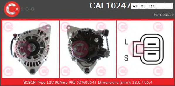 Генератор CASCO CAL10247AS