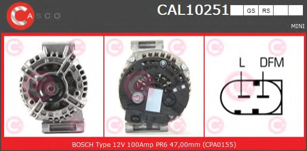 Генератор CASCO CAL10251RS