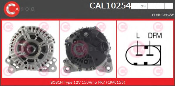 Генератор CASCO CAL10254GS