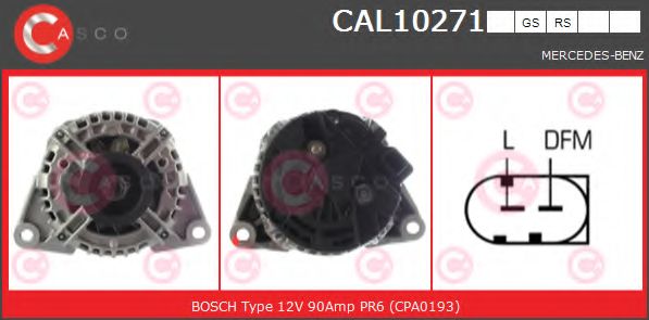 Генератор CASCO CAL10271GS