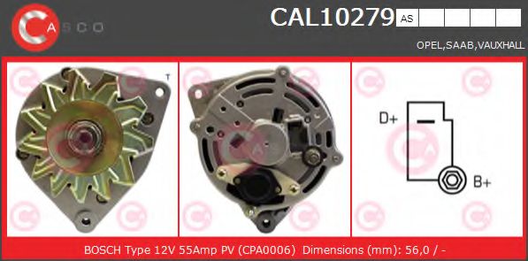Генератор CASCO CAL10279AS