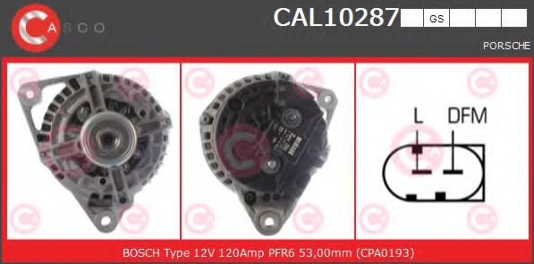 Генератор CASCO CAL10287GS