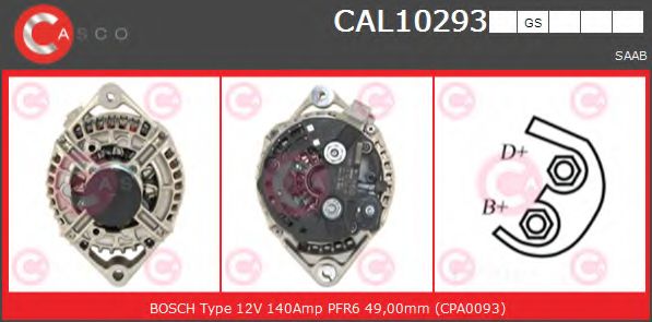 Генератор CASCO CAL10293GS