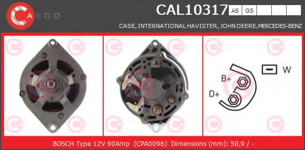Генератор CASCO CAL10317AS