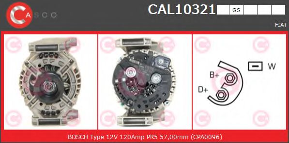 Генератор CASCO CAL10321GS