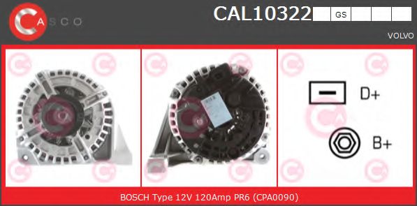 Генератор CASCO CAL10322GS