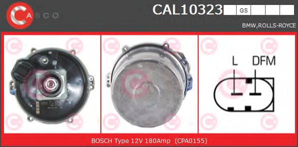 Генератор CASCO CAL10323GS