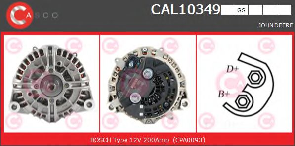 Генератор CASCO CAL10349GS