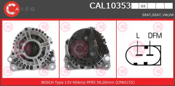 Генератор CASCO CAL10353GS