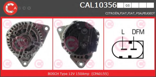 Генератор CASCO CAL10356GS